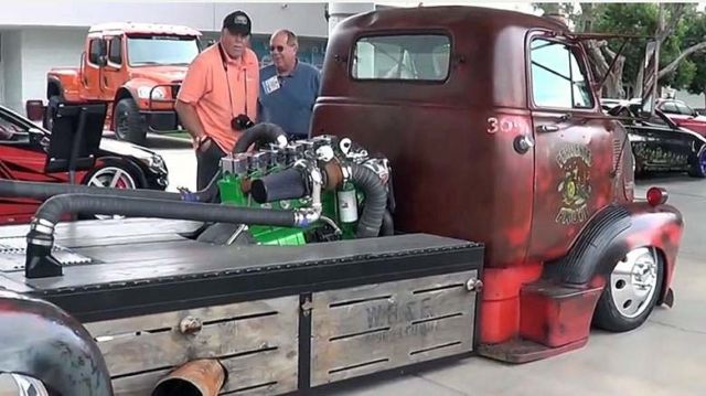 1954 Red GMC 250 COE