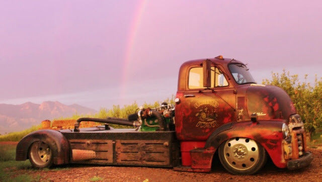 1954 Red GMC 250 COE