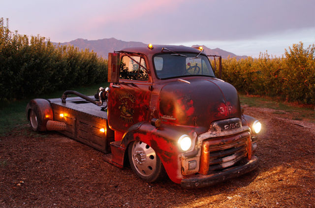 1954 Red GMC 250 COE