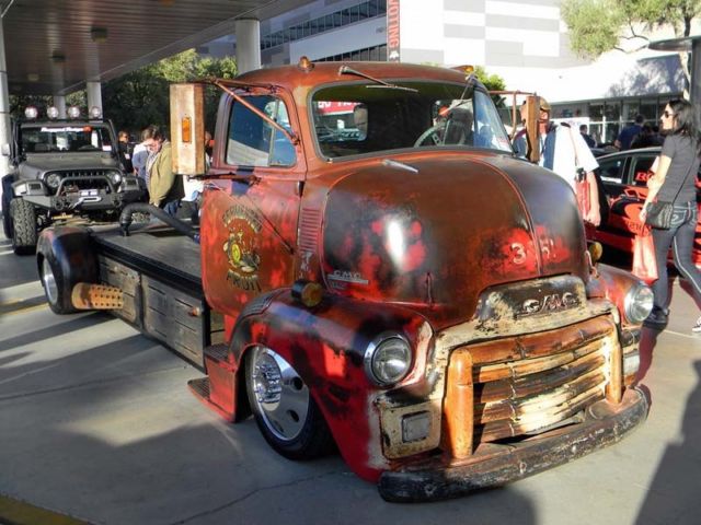 1954 Red GMC 250 COE