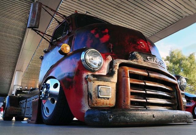 1954 Red GMC 250 COE