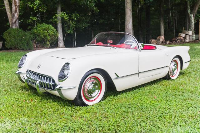 1954 Polo White Chevrolet Corvette Convertible