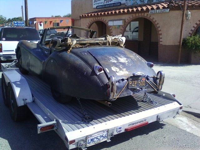 1954 Black Jaguar XK
