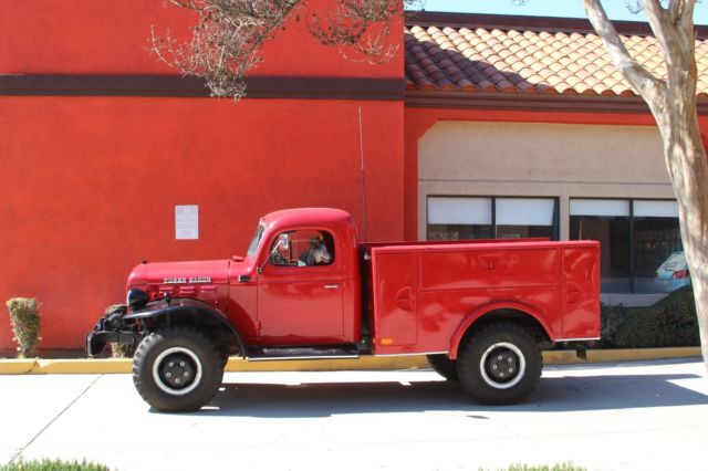 1954 Red Dodge Power Wagon Standard Cab Pickup