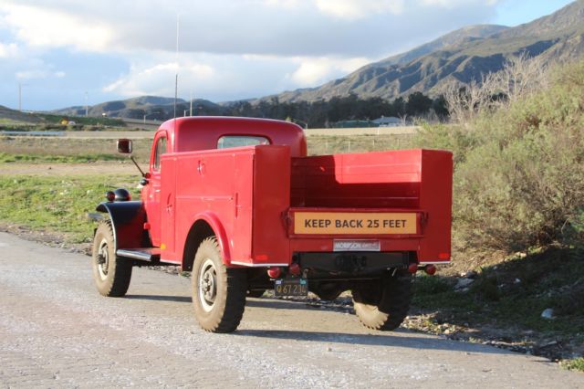 1954 Red Dodge Power Wagon Standard Cab Pickup