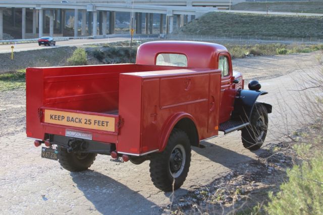 1954 Red Dodge Power Wagon Standard Cab Pickup