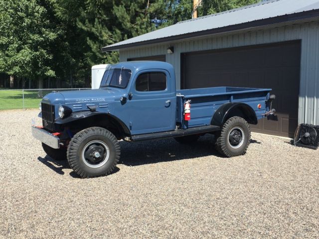 1954 Blue Dodge Power Wagon Standard Cab Pickup