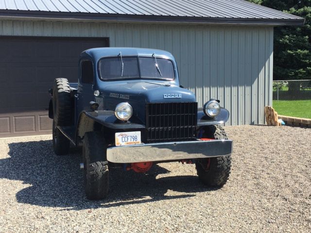 1954 Blue Dodge Power Wagon Standard Cab Pickup