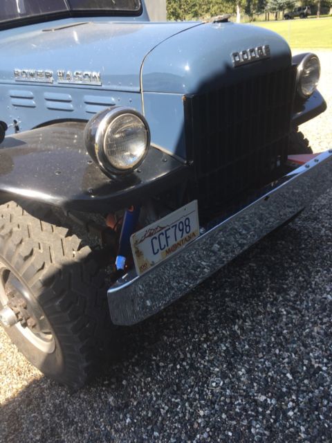 1954 Blue Dodge Power Wagon Standard Cab Pickup