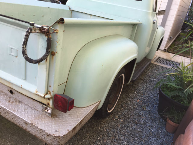 1954 Aqua Ford F-100 Standard Cab Pickup