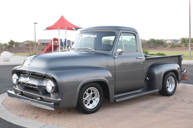 1954 Silver Metallic Mist Ford F-100 Pick up
