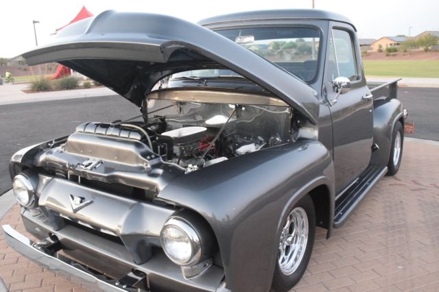 1954 Silver Metallic Mist Ford F-100 Pick up
