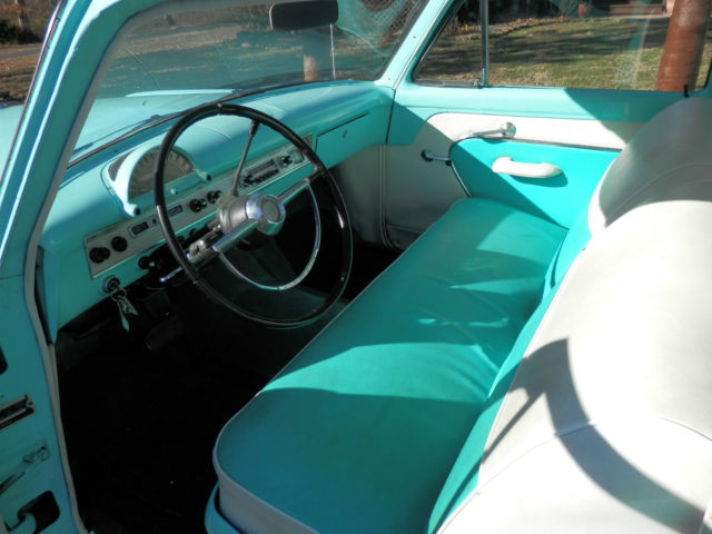 1954 Blue Ford Fairlane Coupe