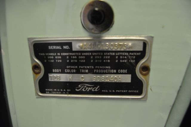 1954 Green Ford Business Coupe Coupe