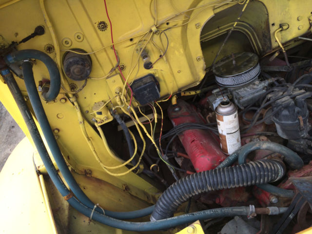 1954 Yellow Ford C800 Cab & Chassis