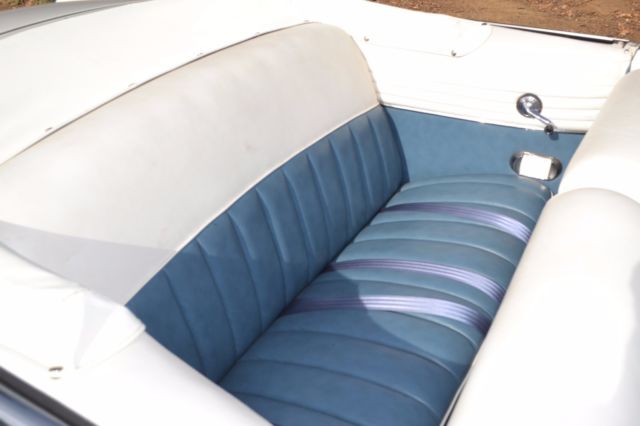 1954 White Ford Sunliner Convertible