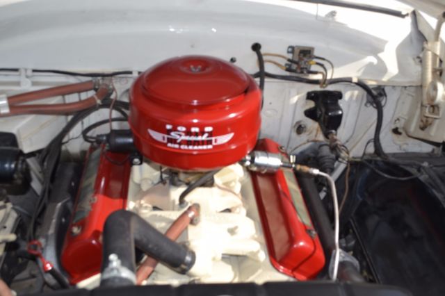 1954 White Ford Sunliner Convertible