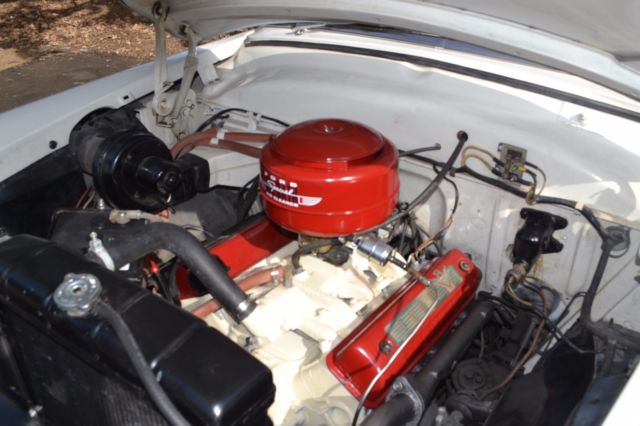 1954 White Ford Sunliner Convertible