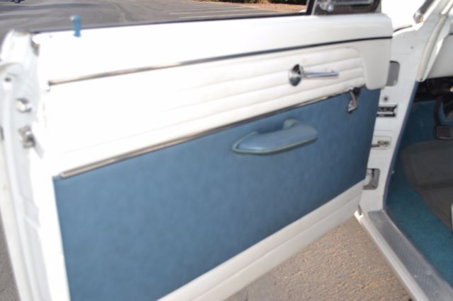 1954 White Ford Sunliner Convertible