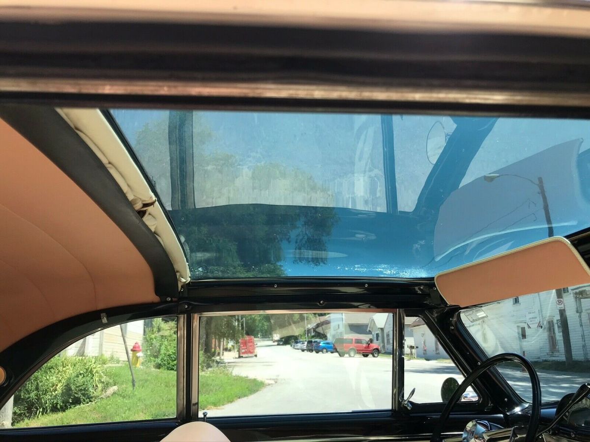 1954 Cameo Coral Sandstone White Ford Sunliner Coupe