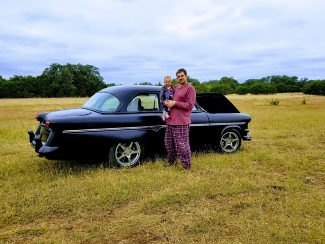 1954 Black Ford Custom Coupe