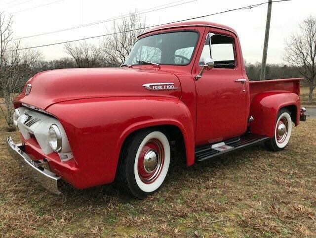 1954 Red Ford F-100