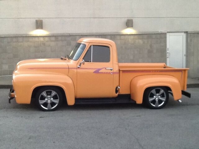 1954 Orange Ford F-100 Standard Cab Pickup