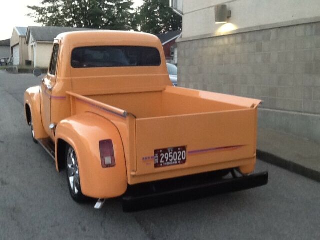 1954 Orange Ford F-100 Standard Cab Pickup
