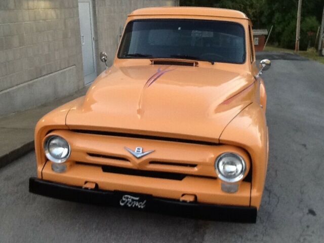 1954 Orange Ford F-100 Standard Cab Pickup