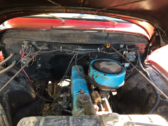 1954 Red Ford F-100 Standard Cab Pickup