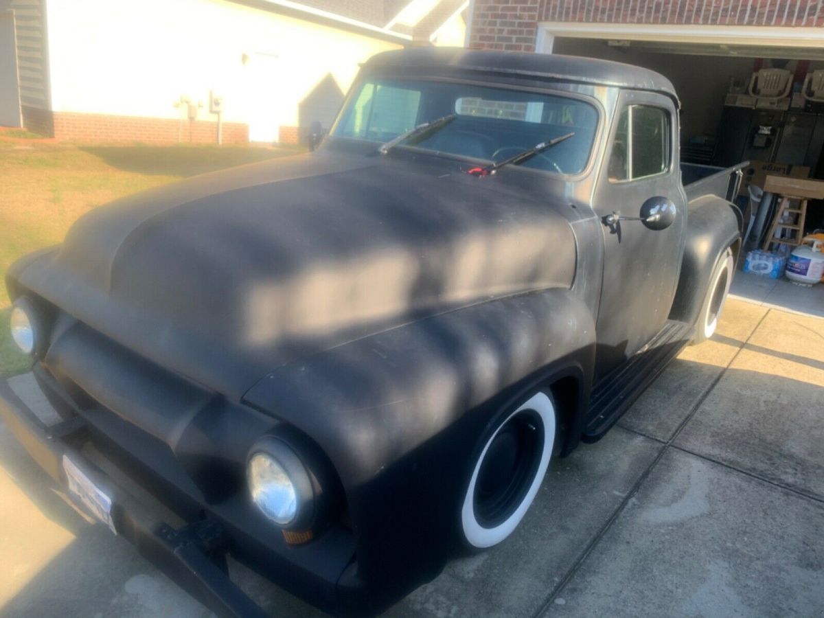 1954 Black Ford F-100 Standard Cab Pickup