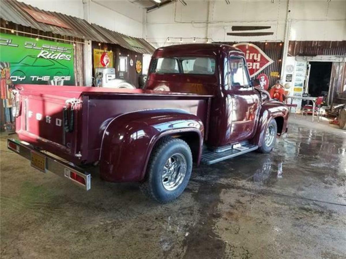 1954 Burgundy Ford F-100 Pickup Truck