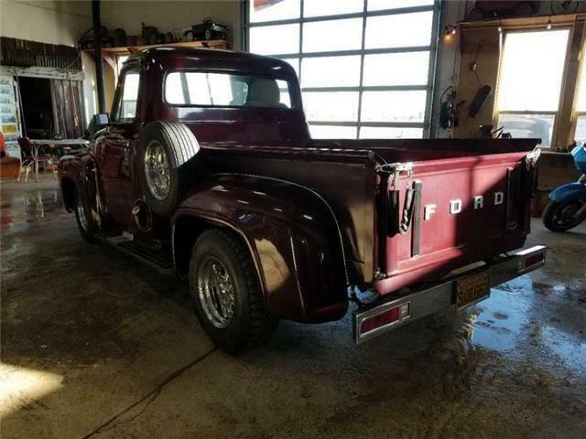 1954 Burgundy Ford F-100 Pickup Truck