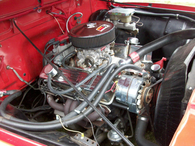 1954 Red Ford F-100 Standard Cab Pickup