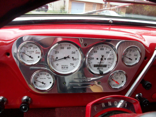 1954 Red Ford F-100 Standard Cab Pickup