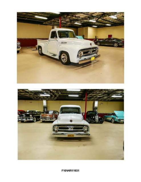 1954 White Ford F-100 Standard Cab Pickup