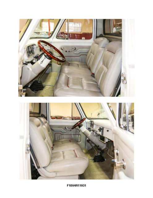 1954 White Ford F-100 Standard Cab Pickup