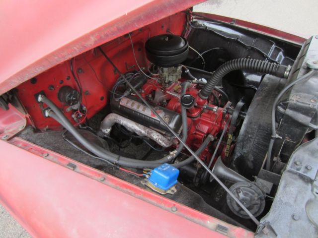 1954 Red Ford F-100 Standard Cab Pickup