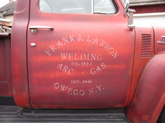 1954 Red Ford F-100 Standard Cab Pickup