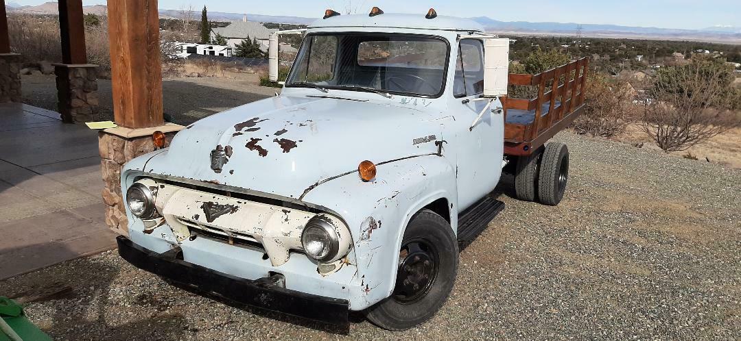 1954 Blue Ford F-350 Crew Cab Pickup