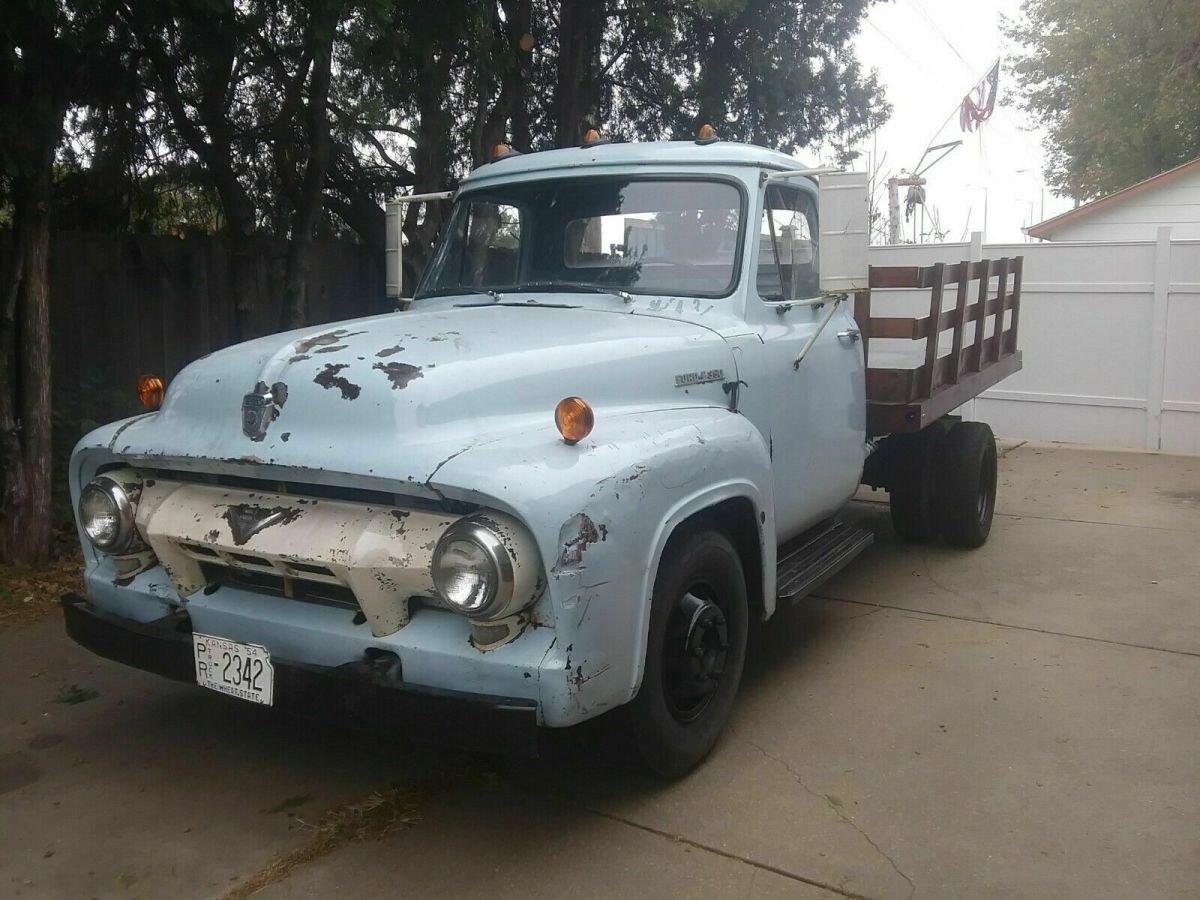 1954 Blue Ford F-350 Crew Cab Pickup