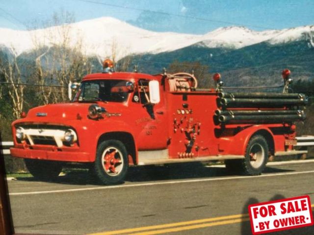 1954 Red Ford F750 Pickup Truck