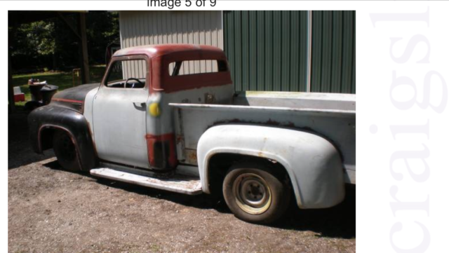 1954 Gray Ford F100 Pickup