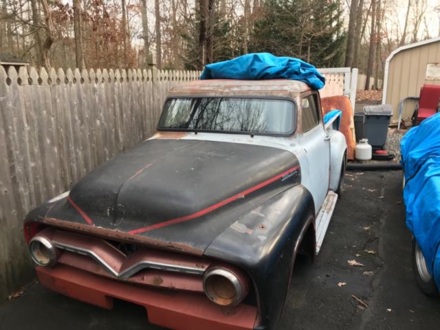 1954 Gray Ford F100 Pickup