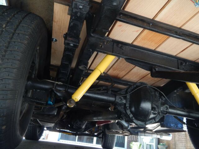 1954 blue black Ford F-100 truck