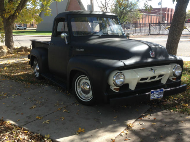 1954 Black Ford F-100 Standard Cab Pickup