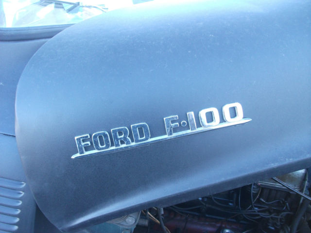 1954 Black Ford F-100 Standard Cab Pickup