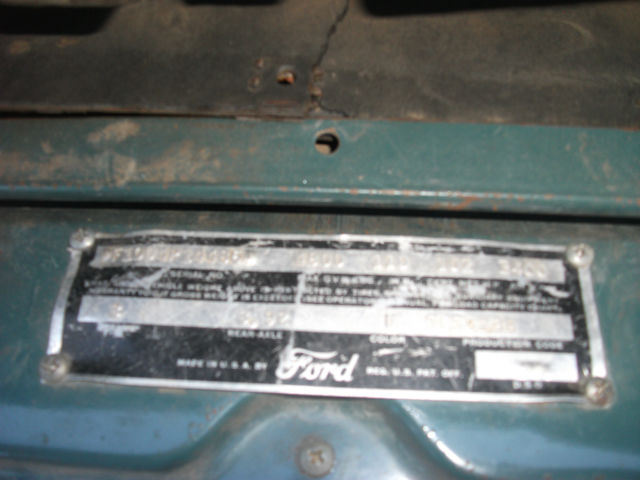 1954 Black Ford F-100 Standard Cab Pickup
