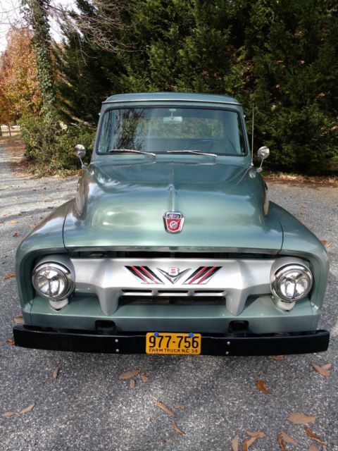 1954 Green Ford F-100 Standard Cab Pickup