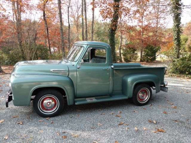 1954 Green Ford F-100 Standard Cab Pickup